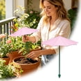 thumbnail image 2 of Umbrella for Outdoor Plants, 10.5" UV-Resistant Sun Shade Cover for Potted Garden Beds Seedlings, Flower Sun Protection for Patio Porch Greenhouse Summer Scene, 2 of 6