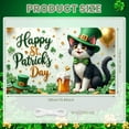 thumbnail image 2 of Green & Gold St. Patrick's Day Banner Character Irish Festival Display Shamrock Pattern Festive Design Clover Themed Backdrop for St. Patrick's Day Party Irish Festival Pub Celebration, 2 of 9