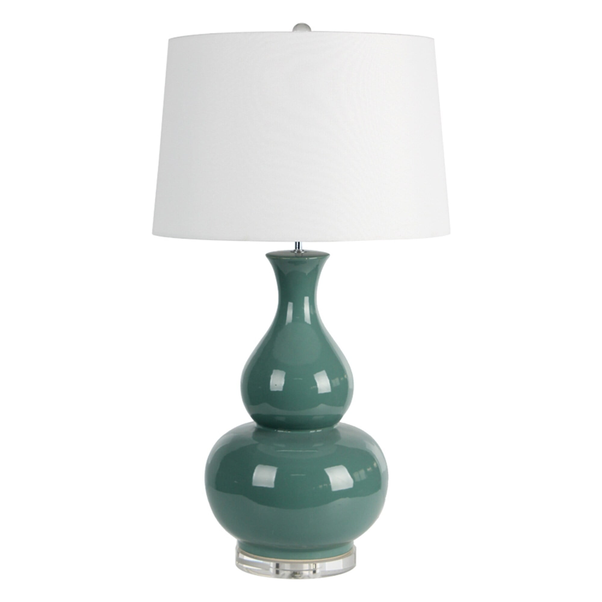 Sagebrook Home Glass Teardrop Gourd Table Lamp Green 32 Walmart Com Walmart Com