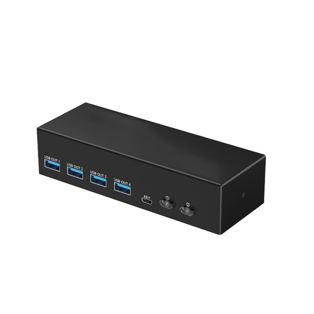 Two Monitors KVM Switches Offers 8K Claritys for Two Displays and Keyboards Mouse