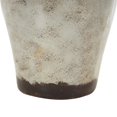 thumbnail image 4 of DecMode 18" Antique Amphora Cream Ceramic Vase with Speckled Texturing and Yellow and Brown Accents, 4 of 9