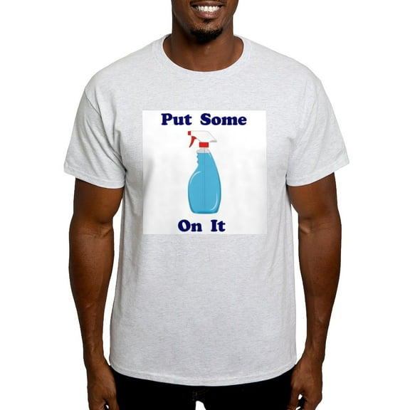 CafePress - Put Some Windex On It Ash Grey T Shirt - Men's Classic Graphic T-Shirt