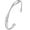 Silver, variant on Stainless Steel Classic Plain Hammered Finishing Irregular Shape Open Cuff Bangle Bracelet