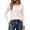Pink, variant on Women Blouses Dressy Casual Lace Layered Long Sleeve Pullover Tops With Sheer Detail O-Neck Solid Color Birthday Shirts