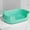 Mint Green-MG-clearacne, variant on kttectoa Large Cat Litter Box Spillage Proof Open Tray with Scoop for Pet Supplies Spacious Easy Clean Plastic 15.75x11.42x5.71in Christmas Gifts Home