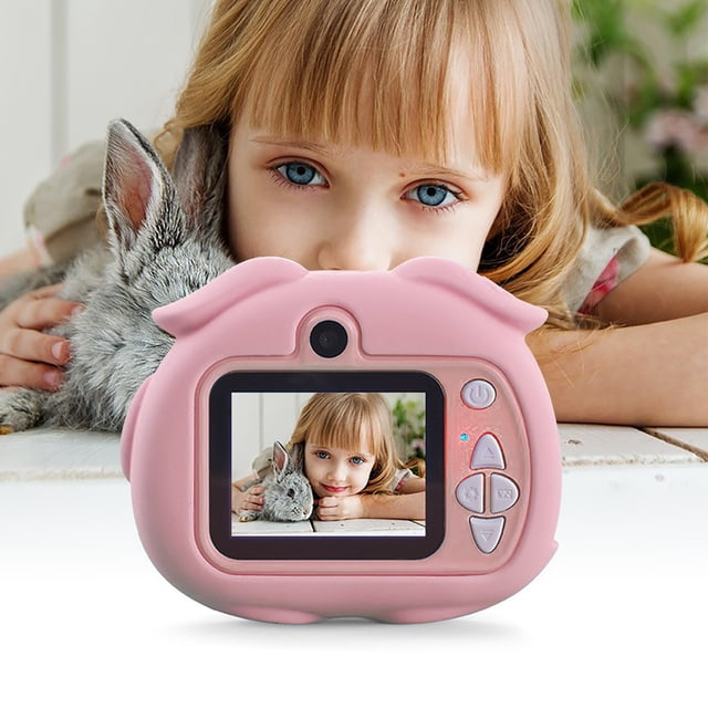 Cámara digital para niños, pantalla de 2,0 pulgadas, cámara frontal y trasera, cámara digital fotográfica de alta definición de 1080p, cámaras digitales