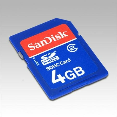 - Sandisk 4GB SDHC Card (SDSDB-4096, Bulk)