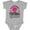 AC-Heather Grey, variant on Inktastic Fantasy Football Queen Sports Gift Girls Baby Bodysuit
