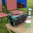 thumbnail image 2 of Outsunny Portable Mini Charcoal Barbecue Grill with Suitcase Shell, Black, 2 of 10