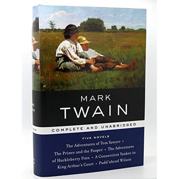 Pre-Owned Mark Twain: Five Novels (Library of Essential Writers Series), 9780760775011, 076077501X, Hardcover, First Edition edition