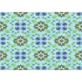 thumbnail image 1 of Ahgly Company Indoor Rectangle Patterned Aquamarine Green Area Rugs, 6' x 9', 1 of 1
