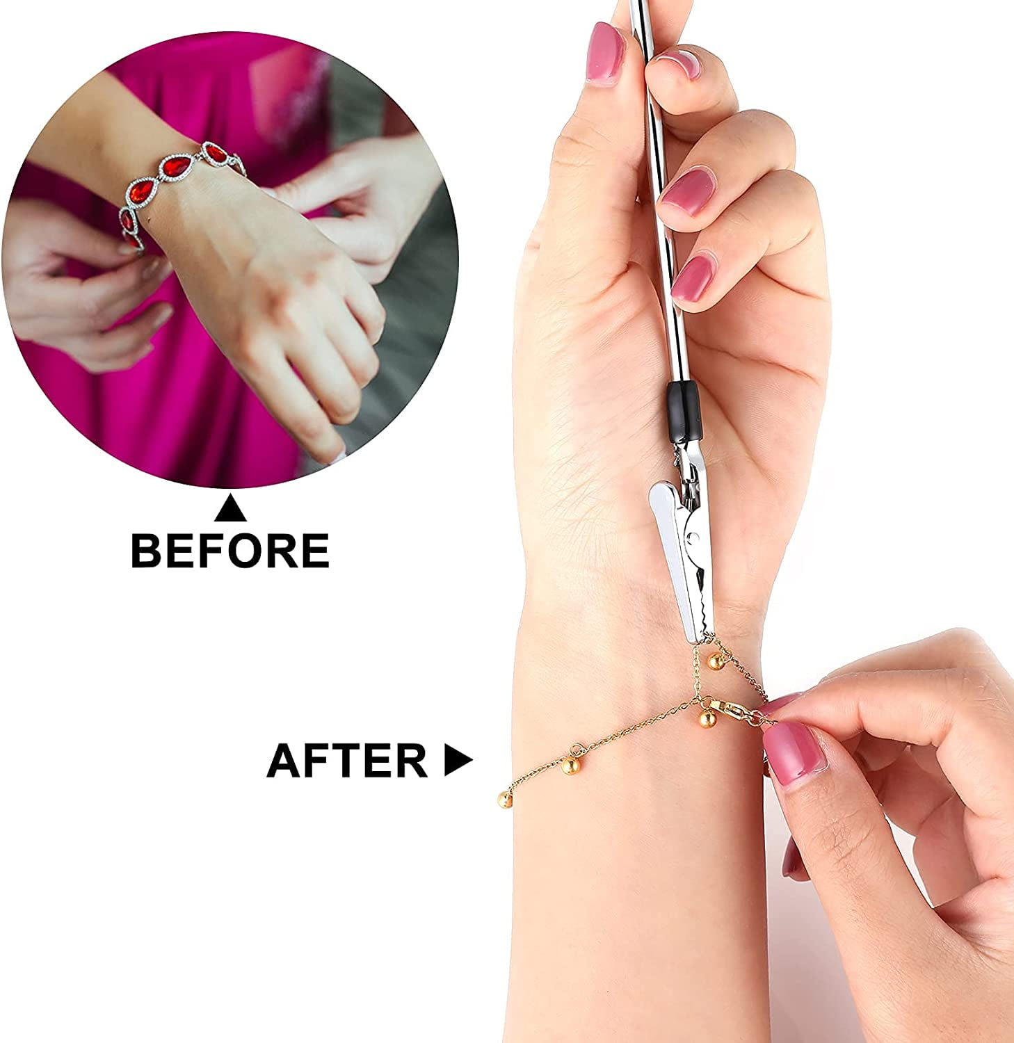 Bracelet Helper Fastener Wand Tool / 7 Inch tool / instant help to att –  StravaMax Jewelry Etc