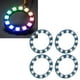 thumbnail image 5 of LED Light Panel, Multifunctional Easy Installation 4PCS Round RGB Lamp Panel  For Video Irregular Screen ANGGREK Round RGB Lamp, 5 of 8