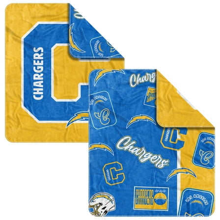 Los Angeles Chargers 50- x 60- Dream Weave Throw Blanket