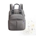 thumbnail image 3 of CRAFTHROU Backpack with USB Charging Port Grey Durable Tear Resistant for Business Travel, 3 of 8