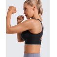 thumbnail image 4 of TEMOGU-Womens Flex Sculpt Racerback Sports Bra - U Neck Medium Impact Padded Wireless Workout Gym Crop Top, 4 of 4