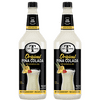 Mr & Mrs Pina Colada Mix, 1L Bottle, 2 Pack – Premium Cocktail Mixer for Pina Colada Mix, Ready to Use