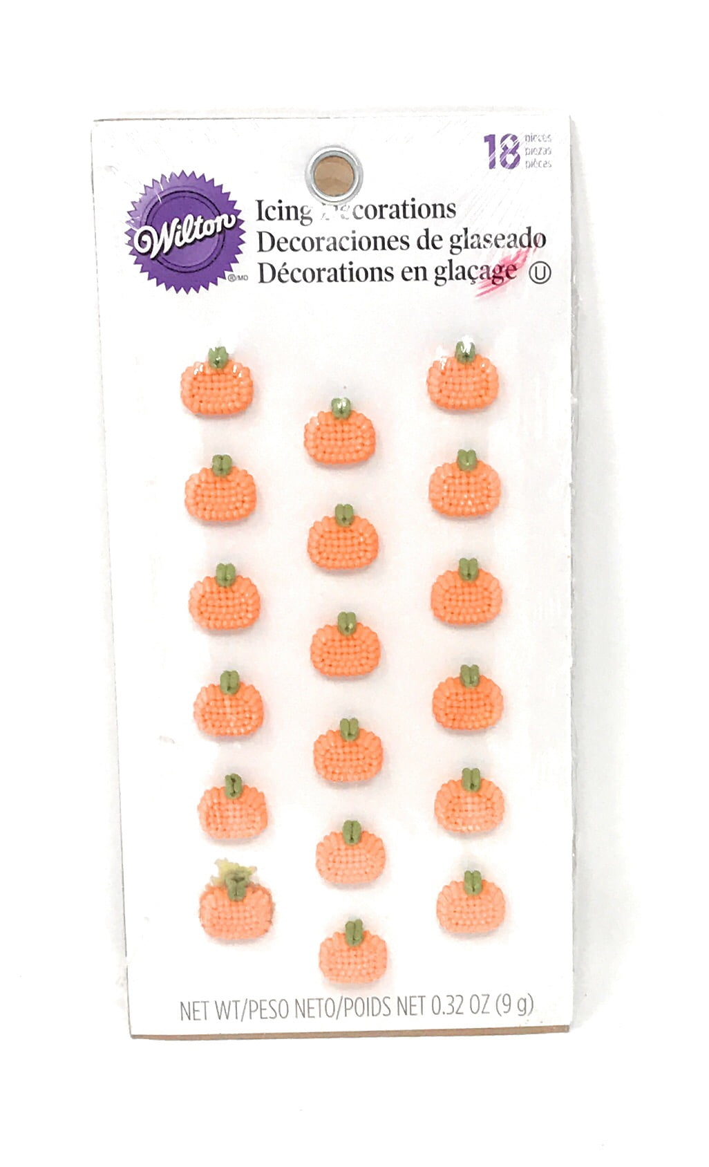 Wilton Autumn Mini Pumpkin Icing Decorations