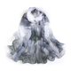 thumbnail image 1 of Colorful Print Silk Scarfs for Women Breathable Comfortable Scarves for Outdoor Activities, 1 of 4