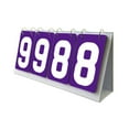 thumbnail image 5 of BAOSITY Multi Sports Scoreboard Tabletop Score 4 digits Scorekeeper Score Counter Flip Score Board for Games Coaches Baseball, 5 of 8
