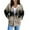 Khaki-2, variant on Tie Dye Print Fleece Zip Up Hoodies For Women Warm Jacket Fuzzy Hoodies Streetwear Fashion Coat With Pockets Fall Winter Clothes