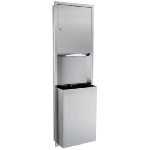 Gamco-TW-14RP-T -Automatic Touchless Roll Towel Dispenser and Waste Receptacle Textured, 12-gal.