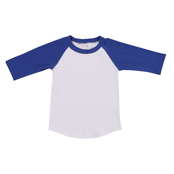 Coerni Toddler Kids Baseball Raglan T-Shirt 3/4 Sleeve Crewneck Tees Baby Boys Girls Jersey Sweatshirt Summer Athletic Casual