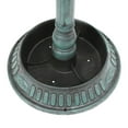 thumbnail image 5 of Art & Artifact Solar Lamp Post Bird Bath - Weather Resistant Outdoor Pedestal LED Lighted Birdbath, Flower Planter - Verdigris Finish, 5 of 7