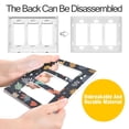 thumbnail image 4 of Yayeee Rocker Switch Wall Plate 3-Gang 6.5"x4.6" Home Decorative Outlet Cover, Cute Dinosaur, 4 of 6