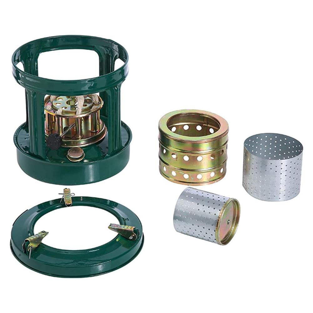 Portable 8-Wick Kerosene Camping Stove, Multi-Fuel Outdoor Heater for Emergency, Hiking and Picnic Use