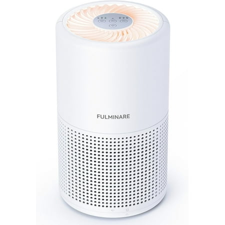 High qualityAir Purifiers for Bedroom H13 True HEPA Air Filter Quiet Air Cleaner With Night Light Portable Small Air Purifier for Home, Office, Living Room (White 2 Pack)