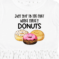thumbnail image 4 of Inktastic Just Skip to the Part Where There's Donuts Girls Toddler Dress, 4 of 5