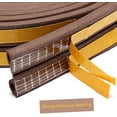 thumbnail image 5 of Weather Stripping Door Seal Strip,High Density Foam Tape,Doors and Windows Insulation Soundproofing Weatherproof,Self Adhesive Rubber Weatherstrip Door Seal Strip (9mm X 6mm X 19.6ft), 5 of 8