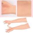 thumbnail image 3 of Female Gloves, 1 Pair  Silicone Hand Gloves Prosthetic Skin High Simulation  for DIY, 3 of 7