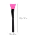 thumbnail image 2 of Hytrove 5Pcs Rectangular Handle Silicone Brush for Face Mask Application 14.7x3.2cm, 2 of 7