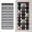 Gray, variant on Celectigo Over-the-Door Baseball Cap Organizer, 24 Clear Pockets with 3 Metal Hooks, Black Hanging Hat Storage Rack for Closet Door