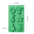 thumbnail image 2 of Molde para Hornear DIY Chocolate Navidad Antiadherente Pastel, 2 of 9