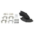 thumbnail image 3 of TRQ Semi-Metallic Brake Pad & Rotor Front & Rear Kit w/Fluids for GM SUV Truck BKA16693, 3 of 6