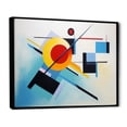 thumbnail image 2 of Designart "Colorful Suprematism quintessence Of Pure IV" Abstract Suprematism Floater Framed Wall Art Print, 2 of 7