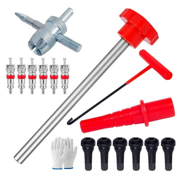Quick Change Tire Valve Tool Kit, Tire Valve Stem Core Quick Change Tool Kit, Replace CaWV467