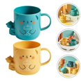 thumbnail image 4 of 2 pcs Cartoon Mouthwash Cup Kids Cute Toothbrush Cup Plastic Cute Mouthwash Cup, 4 of 4