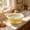 Yellow, variant on Portable Foldable Plastic Wash Basin Space Saving Lightweight Sturdy Large Capacity Collapsible Tub For Travel Outdoor Dorm Home Vegetable Laundry Face Washing Daily Use