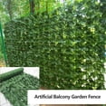 thumbnail image 3 of Cerca decorativa de hojas artificiales para jardín, balcón y terraza, malla de enredadera con follaje verde, ideal para privacidad y decoración, tamaño 0.5x1 metros, fácil instalación y sin, 3 of 6