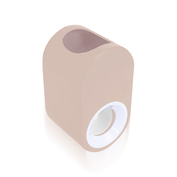 Pasta de dientes automática Sprehiser Muralla Medida Montada Cepillo de dientes Soporte de dientes desechable Accesorios libres de Punch Rosa Rosa Inevent HA028361-02B