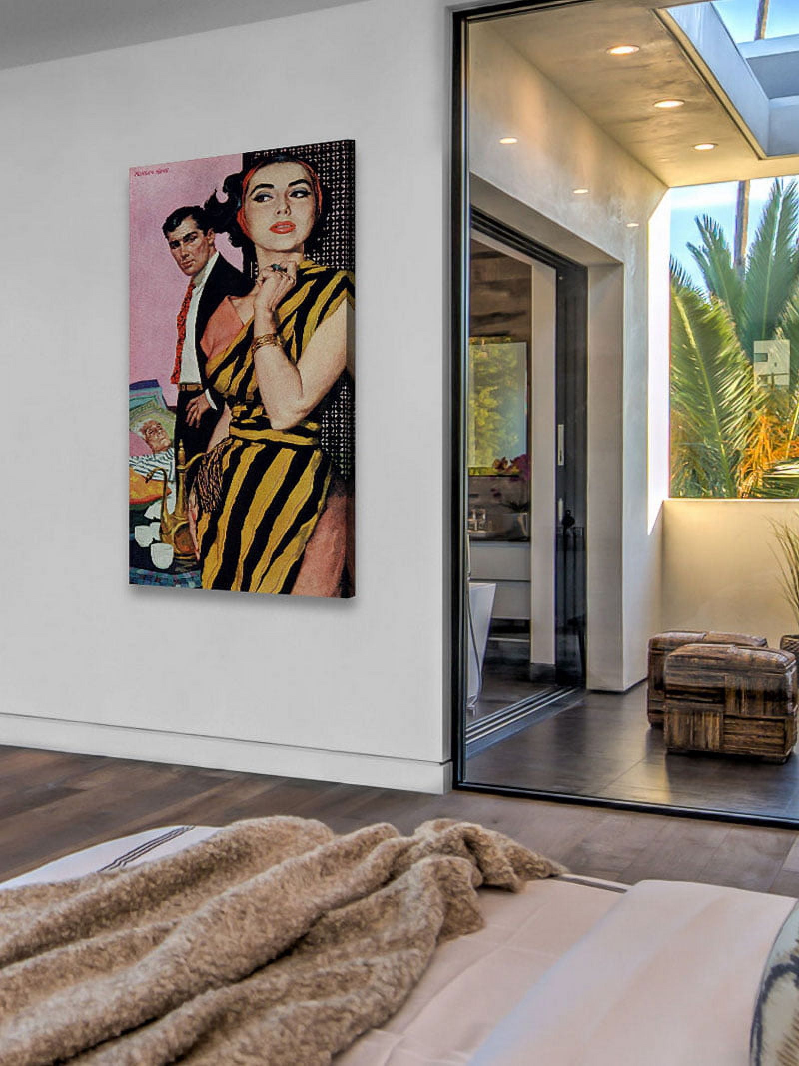 Marmont Hill Inc Marmont Hill - Marry for Love Painting Print on Canvas - Multi-color