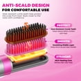 thumbnail image 6 of OVIMAZ Cordless Hair Straightener Brush, Portable Ionic Anti-Frizz Hair Straightening Comb with 3 Temperature Settings, Fast Heating, 4000mAh Type-C Rechargeable Travel Hair Styling Tool, 6 of 8
