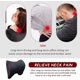 thumbnail image 3 of Almohada cervical ZHAOCHENG para automóvil espuma viscoelástica soporte cervical negro altura ajustable, 3 of 5