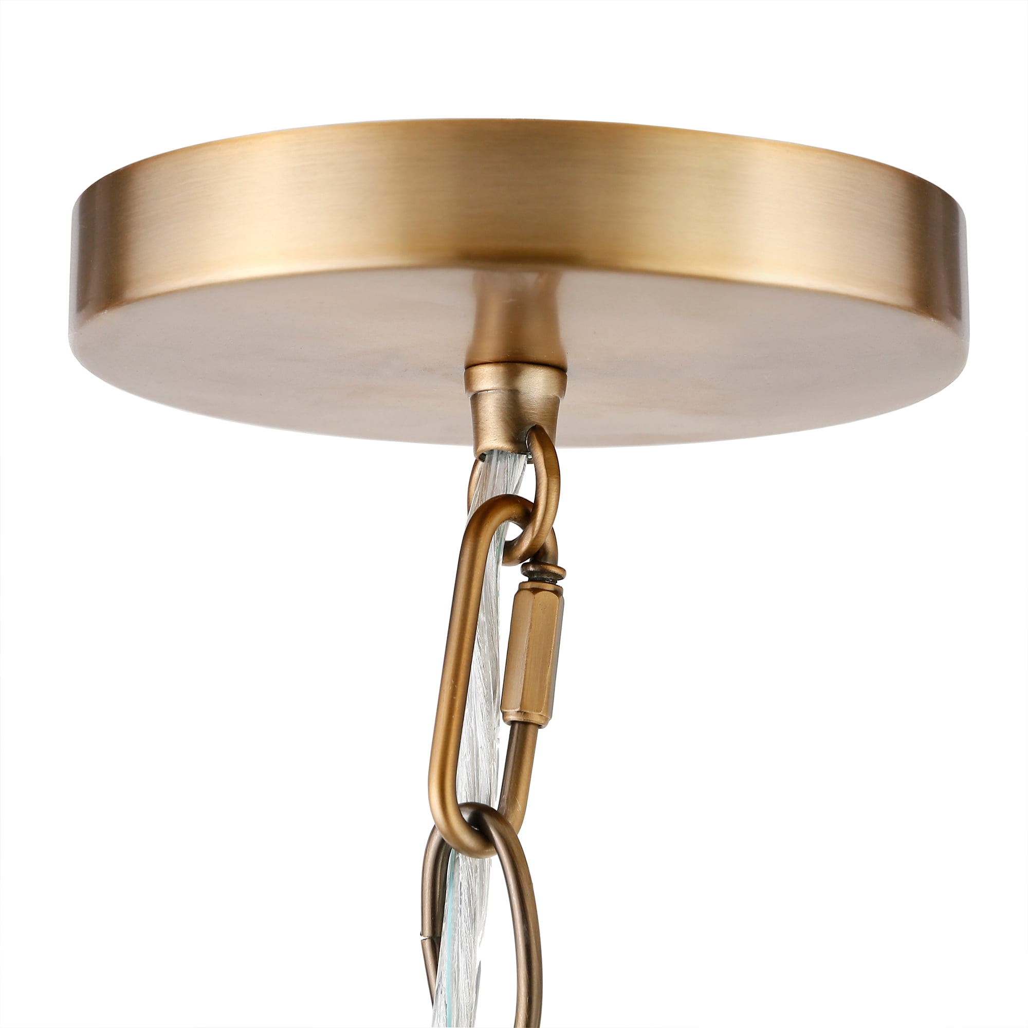 Elodie 8" Wide Pendant with Metal Shade in Blackened Bronze/Brass/Blackened Bronze