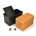 thumbnail image 3 of 2LB Non-Stick Loaf Tins, Toast Bread Baking Tins Corrugated, 3 of 7