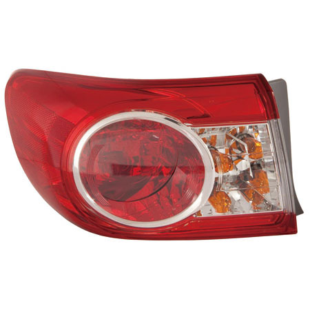 For 2011 2012 2013 TOYOTA HIGHLANDER Reflector Passenger Side CarLights360 Replacement for TO2831106 CAPA Certified